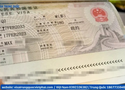 Trả lời câu hỏi: Visa Trung Quốc mất bao lâu?