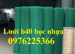 Lưới B40 bọc nhựa , lưới thép bọc nhựa