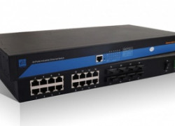 IES1024-8F(M): Switch công nghiệp 16 cổng Ethernet + 8 cổng quang Multi-mode