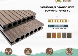 Thanh sàn gỗ DGWOOD HDPE truyền thống - DGWVNHDTP14025-6C