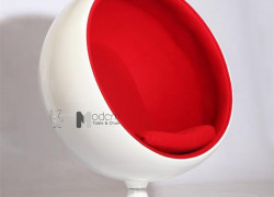 Ghế thư giãn pantry hình quả bóng lưng nhựa nệm bọc vải nhiều màu Ball Chair cao cấp