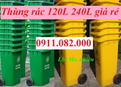 Sỉ lẻ thùng rác hình thú, thùng rác 120L 240L 660L giá rẻ - thùng rác giá ưu đãi- lh 0911.082.000