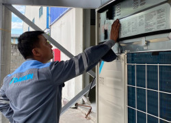 Thiên Ngân Phát thi công trọn gói máy lạnh âm trần ống gió Packaged