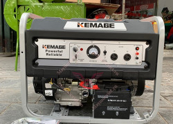 Máy phát điện chạy xăng Kemage KM7500 công suất 5kw đề nổ