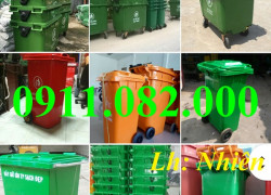 Sỉ lẻ thùng rác 120L 240L 660L giá rẻ- thùng rác 3 ngăn, thùng rác y tế- lh 0911082000