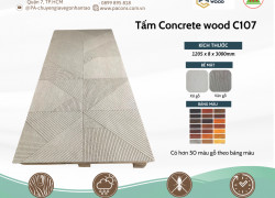 Tấm gỗ xi măng ốp tường Concrete Wood - P&A cung cấp và lắp đặt