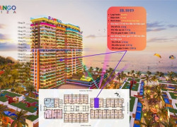 Căn hộ khách sạn tiêu chuẩn 5 sao mặt tiền biển Hải Tiến, tầm view bao trọn dự án rực rỡ sắc màu, ngắm bình minh và