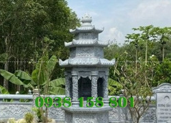 Mẫu tháp mộ để tro cốt hài cốt bàng đá xanh đẹp bán tại Bà Rịa Vũng Tàu - Tháp bảo ngọc bằng đá nguyên khối
