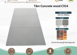 Tấm gỗ ốp tường Concrete Wood - C104 - P&A cung cấp và lắp đặt
