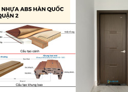 Cửa nhựa ABS Hàn Quốc tại Quận 2 | Giá cửa phòng ngủ