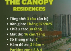 NHẬN BOOKING TOÀ TC3 - THE CANOPY HARMONY-Hỗ Trợ Vay 70% -0846859786