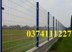 Hàng rào lưới thép mạ kẽm sơn tĩnh điên, mạ kẽm nhúng nóng sản xuất theo kích thước yêu cầu