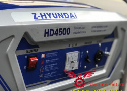 Máy Phát Điện Chạy Dầu 3kw Z-Huyndai HD4500 Giật Nổ dễ dàng