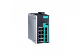 EDS-G512E-4GSFP: Switch công nghiệp Ethernet với 8 cổng 10/100/1000BaseT(X), 4 khe cắm Gigabit SFP, -10 đến 60°C