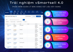 Thử Ngay Phần Mềm Quản Lý Cửa Hàng Tôn Thép Gạch Men vSmartSell