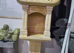 Kích thước bàn thờ thiên đá đẹp bán tại Lâm Đồng - cây hương thờ đá, khóm thờ đá