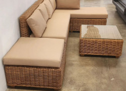 Sofa bàn ghế phòng khách mây tự nhiên