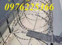 Dây kẽm gai lưỡi dao , dây thép gai hình dao , kẽm gai lưỡi lam