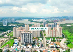 Cho thuê căn 3PN/102m2 View Landmark 81 tại De Capella Q2 - Nội thất cơ bản giá 17.5 triệu/tháng