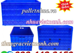 Sóng nhựa bít HS040 có 8 bánh xe