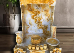 Đồng Nai bán 24+ mẫu bàn thờ thần tài phong thủy hút tài lộc - bàn thờ ông địa