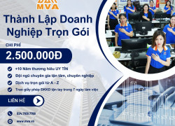 DỊCH VỤ THÀNH LẬP CÔNG TY TRỌN GÓI TOÀN QUỐC