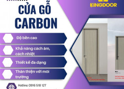 Báo giá cửa gỗ carbon tại Bình Dương – Cửa gỗ công nghiệp