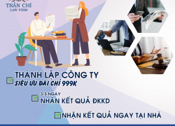 TUẦN LỄ VÀNG – DỊCH VỤ THÀNH LẬP CÔNG TY CẤP TỐC TỪ A-Z SIÊU RẺ - SIÊU TIẾT KIỆM!