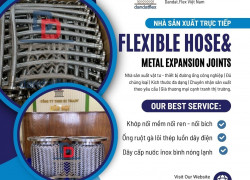 Khớp nối mềm, Flexible Hose, Khớp nối mềm inox, Khớp nối mềm chống rung, Khớp chống rung