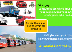 Đào tạo và cấp chứng chỉ SƠ CẤP CHUYÊN NGÀNH VẬN TẢI toàn quốc