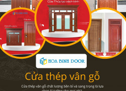 ửa thép vân gỗ tại Bình Thuận – Hoabinhdoor