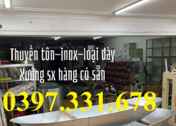 Thuyền tôn, Thuyền Inox miễn phí vận chuyển tại Hà Nội