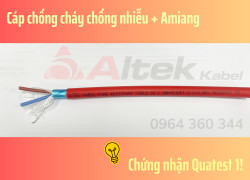 Cáp chống cháy chống nhiễu Altek Kabel - Chứng nhận Quatest 1