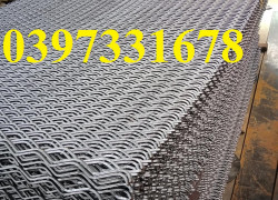 Lưới dập giãn hình thoi 3mm ô 38x76mm giao hàng toàn quốc