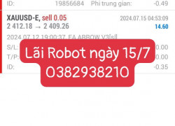 Lãi của Robot vàng ngày 15/7/2024