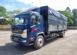 Xe tải JAC 9 tấn N900 động cơ Cummins thùng dài 7m mui bạt