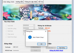 Hack Kiếm Vũ CMN miễn phí 100%