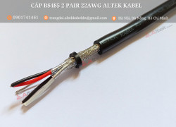 Cáp RS485 2 Pair 22 AWG hãng Altek Kabel nhập khẩu giá sản xuất