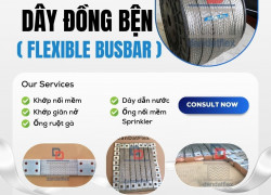 Dây đồng bện mạ thiếc, Khớp nối mềm máy biến áp, Khớp nối mềm busway