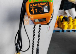 Pa lăng xích điện Kawasaki 1 tấn dùng điện 1 pha 220v loại chất lượng tốt, bền đẹp