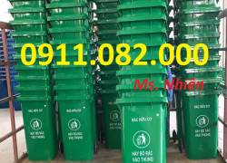 Tư vấn thùng rác nhựa, mua bán thùng rác nhựa giá rẻ- thùng rác 120l 240l 660l giá rẻ- lh 0911082000