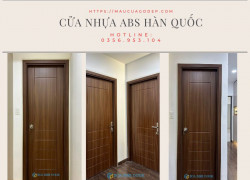 Cửa nhựa ABS Hàn Quốc tại Quận 12 - Cửa nhựa giá rẻ