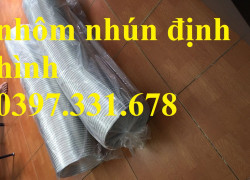 Ống nhôm nhún định hình phi 200; Ống nhôm nhún hụt bụi, Ống nhôm nhún hút khí