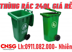 Địa chỉ mua thùng rác NHỰA 120L 240L 660L uy tín giá rẻ tại cần thơ- lh 0911082000