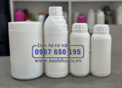 Chai nhựa 1000ml đựng phân bón, chai nhựa 500ml đựng nông dược , chai 250ml đựng BVTV