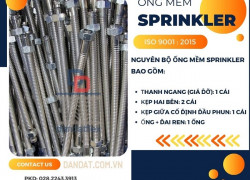 Ống nối đầu phun sprinkler dùng trong PCCC, ống mềm chữa cháy, ống nối mềm đấu phun cứu hỏa - thiết bị PCCC