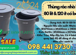 Thùng rác nhà bếp 80 lít