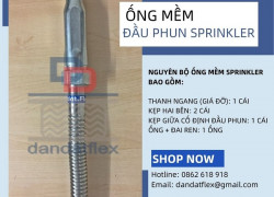 Ống mềm nối đầu phun sprinkler, ống mềm sprinkler PCCC,dây nối mềm inox cho sprinkler