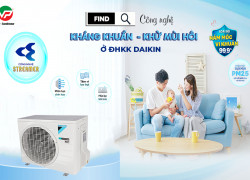 Tìm thấy các công nghệ kháng khuẩn, khử mùi ở Điều hòa DAIKIN