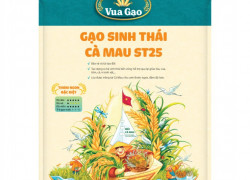 Gạo sinh thái Cà Mau ST25